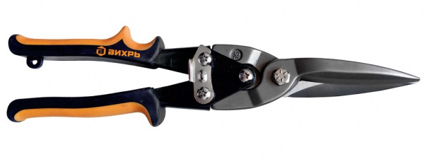 Ножницы по металлу 300 мм., НМ-300S, двухкомпонентные рукоятки, Вихрь