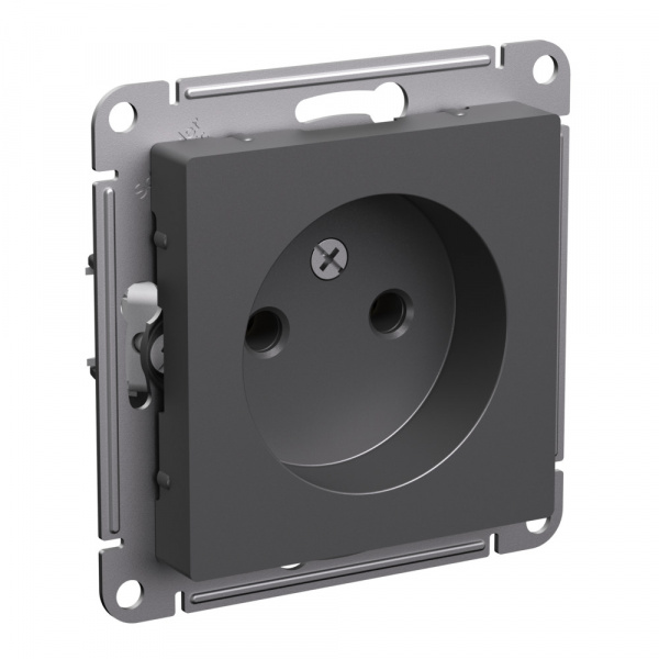 Розетка Базальт б/з без шторок, 16А, AtlasDesign SE