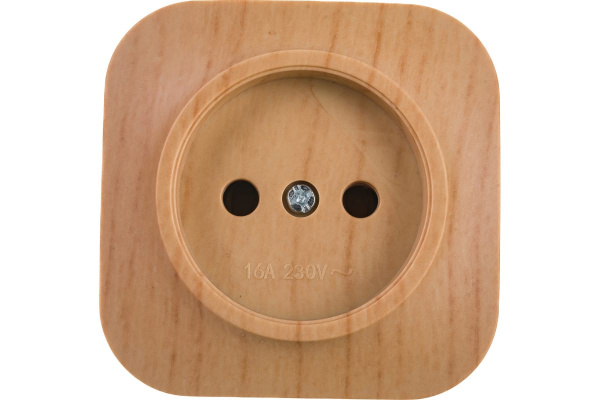 Розетка IONICH 1-ая б/з, 16А, еврослот СОСНА 1442