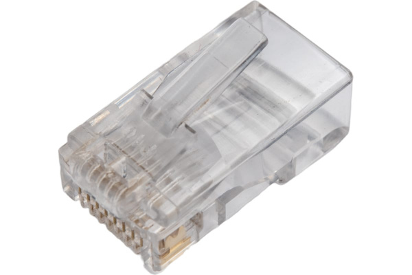 Разъем сетевой LAN на кабель, штекер 8Р8С (Rj-45), под обжим, "Эконом" PROconnect