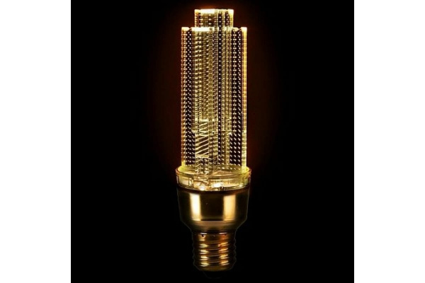 Лампа General Lighting Systems GLDEN-CRYSTAL-5-230-E27-2700 Золотая 661018