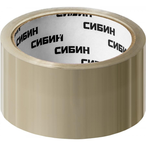 Клейкая лента, СИБИН 12055-50-50, прозрачная, 48мм х 50м