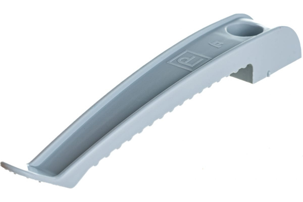 Держатель кабеля односторонний для прямого монтажа серый (20шт/240шт уп/кор) Промрукав