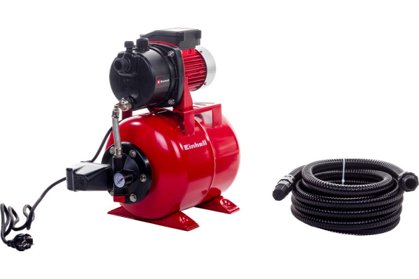 Станция насосная Einhell GC-WW 6538 Set, 650Вт, 3800 л/ч, 20л, max высота 36м, шланг 7м  в комплекте