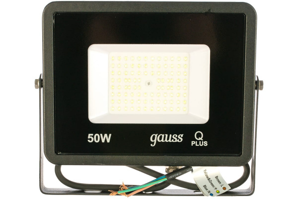 Прожектор светодиодный Gauss Q+ 50Вт морозоустойчивый