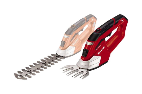 Ножницы + кусторез аккумуляторные Einhell GE-CG 12 Li, 12В, сменные насадки, телескопическая рукоятка