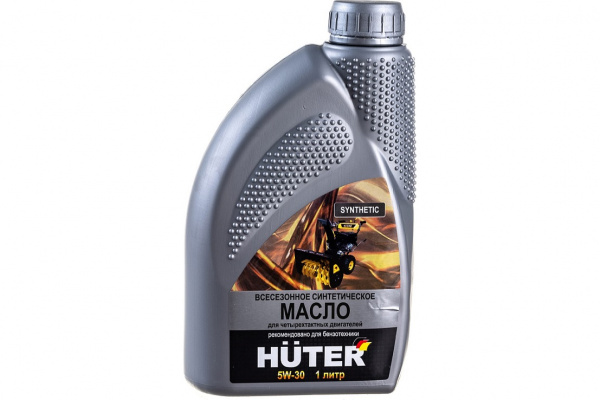 Масло моторное 5W-30 синтетическое для четырёхтактных двигателей, для техники Huter, 1л. 73/8/1/2
