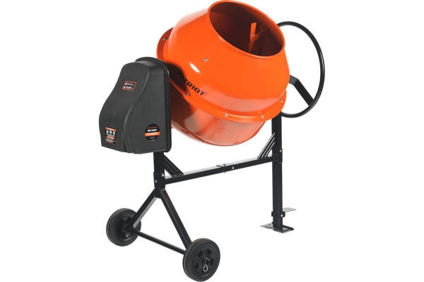 Бетоносмеситель PATRIOT BM 188C, 650 Вт, 180 кг готовой смеси, венец - чугун