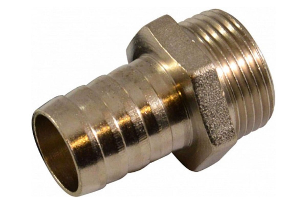 Штуцер под шланг с наружной резьбой 3/4"х20мм САНТИМ