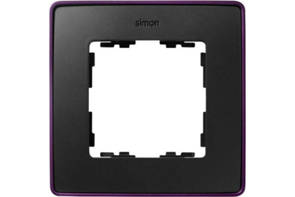 Рамка Графит/Фиолетовый металлик (Металлизированый) 1П Detail82