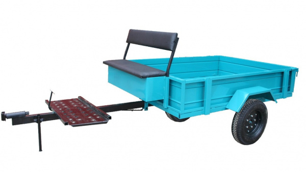 Прицеп ТМ-360 Чебоксары (1500х1200х275мм,г/п360кг,самосвал)к м/б Каскад,НЕВА,Ока,Carver,с торм.,90кг