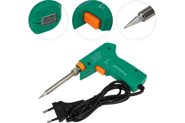 Паяльник импульсный 220V/30-130 Вт PROconnect Rexant