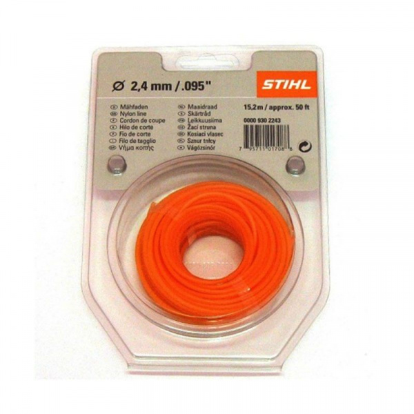 Леска 2,4мм  15м круглая Stihl
