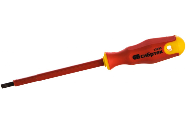 Отвертка Insulated SL5,5 x 125 мм. 1000В Сибртех