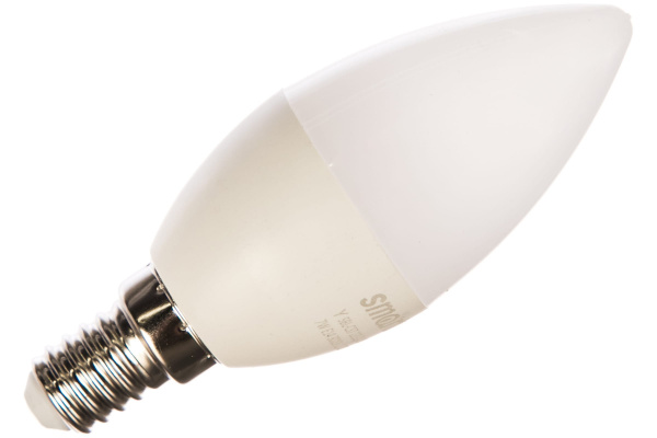 Лампа светодиодная Smartbuy Свеча C37 7Вт E14 3000K Диммируемая 28449