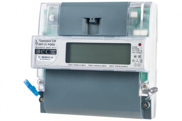 Счетчик Меркурий 236 ART-01 PQRS 5-60/380В(оптопорт, RS485)