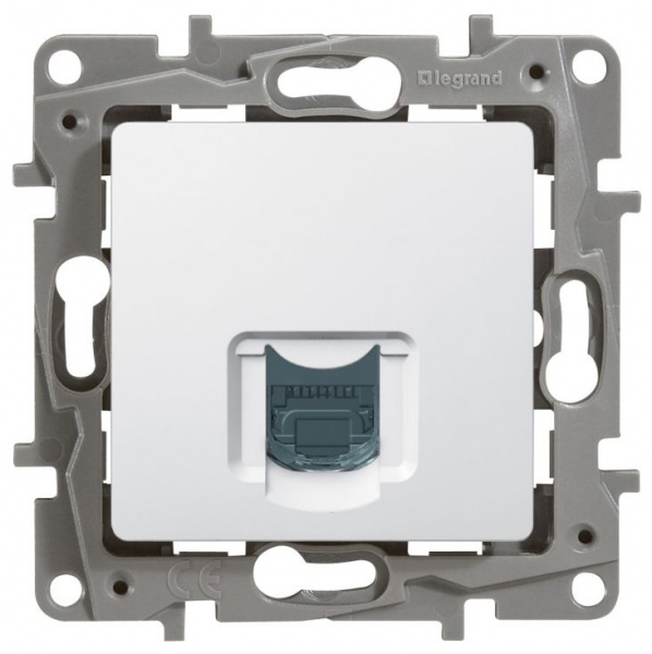 Розетка Белый 1П RJ45 5e СУ Etika Legrand