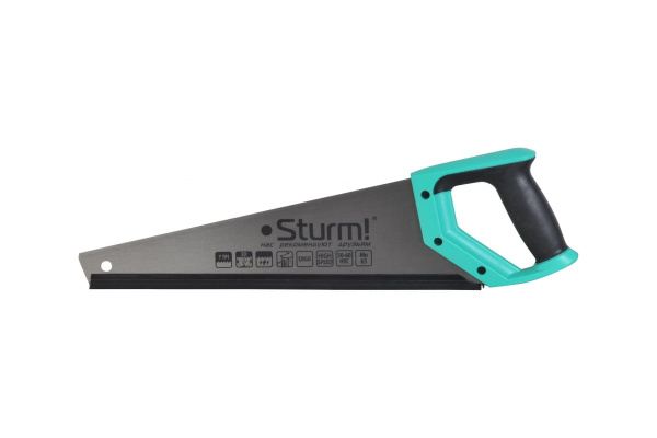 Ножовка по дереву Sturm! 450мм, 7TPI, 3D. 1060-53-450