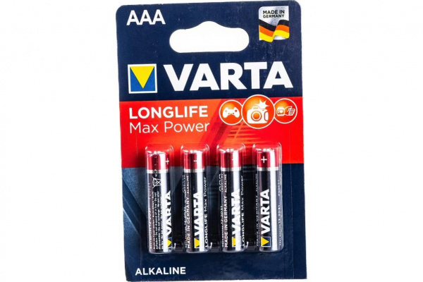 Элемент питания LR03 (AAA) VARTA LongLife Max Power