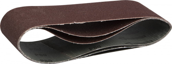 Лента шлифовальная ЗУБР МАСТЕР 75х457мм, для ЛШМ, 3 шт.