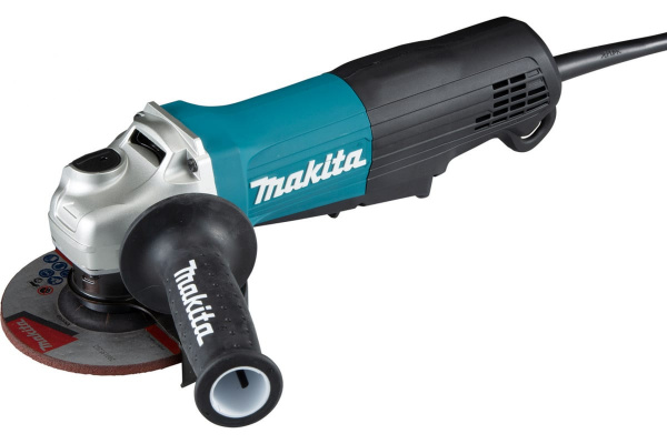 УШМ MAKITA GA5050R ,ф125мм,1300Вт, 11000об\м, 2.5кг, кор, anti-restart, пл. пуск, держ-ль An 