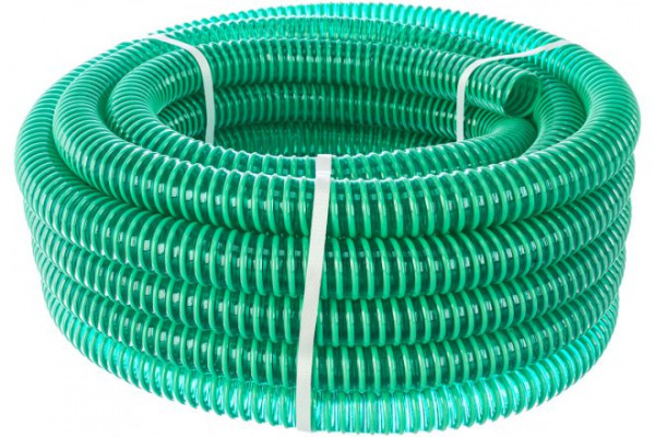 Шланг напорно-всасывающий со спиралью ПВХ 3атм 32мм 15м Зубр
