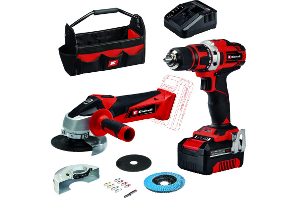 Набор аккумуляторного инструмента Einhell PXC TE-TK 18/2 Li Kit (CD+AG)
