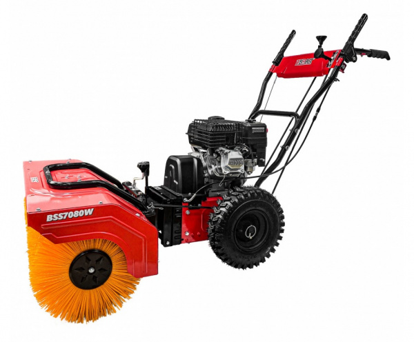 Машина подметально-уборочная бензиновая BRAIT BSS7080W (7л/с 220P/170F, 6F/2R, щетка 35х80см) 76кг