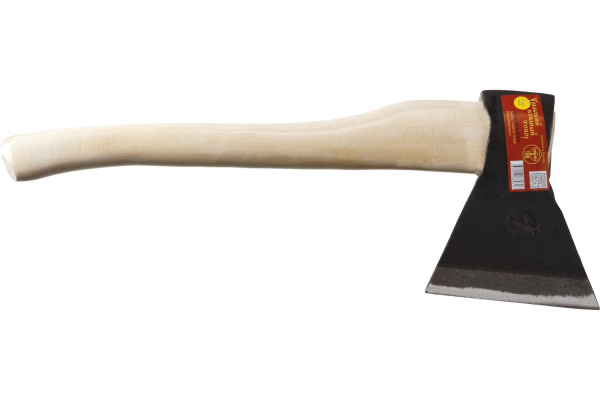 Топор кованый с прямым лезвием и деревянной рукояткой 1,2кг ИЖ