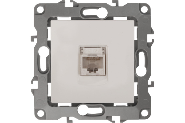 Розетка Бежевый 1П RJ45 5е СУ Эра12
