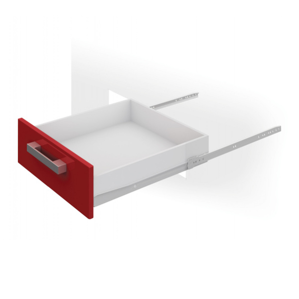 Направляющие роликовые бел. BOYARD 350мм 2шт/уп