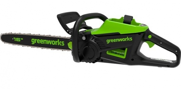 Пила цепная аккумуляторная Greenworks GD60CS 60V, 40 см, бесщеточная, 2500 Вт, без АКБ и ЗУ (2008907)