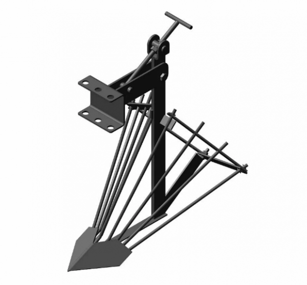 Картофелекопалка CARVER со сцепкой (глуб 30см, захв 40см) к м/б Каскад,Нева,Ока,Carver 6,5кг