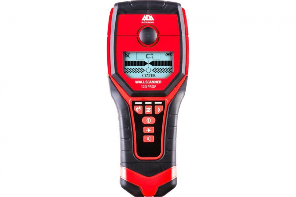 Детектор металла, проводки и дерева ADA Wall Scanner 120 PROF
