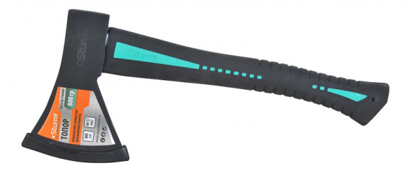 Топор с обрезиненным топорищем Sturm! 800г. 1015-06-FR0800