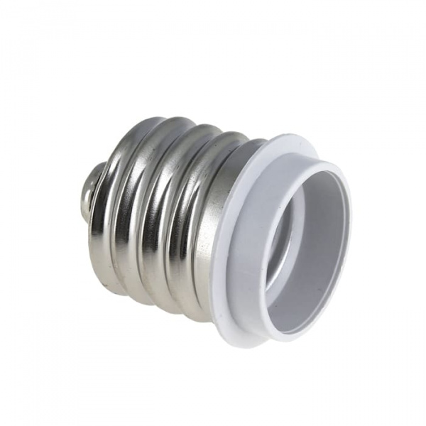 Патрон-переходник Е40 на E27 белый