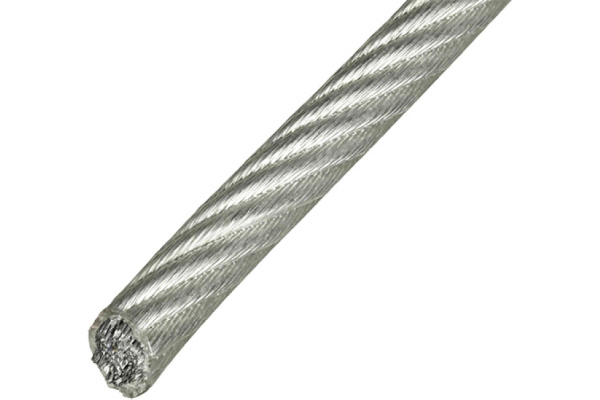 Трос в оплетке ПВХ DIN3055 5/6мм (100м)