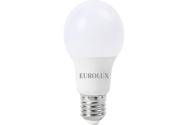 Лампа светодиодная Eurolux LL-E-A60-9W-230-2,7K-E27 (груша, 9Вт, тепл., Е27)