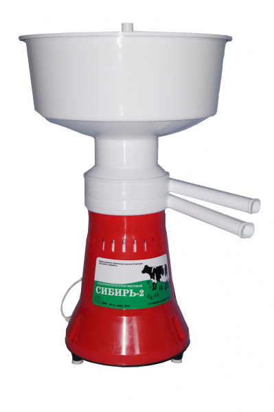 Сепаратор-сливкоотделитель 60л/час, коллекторный двиг, материал-пластик/металл Сибирь-2