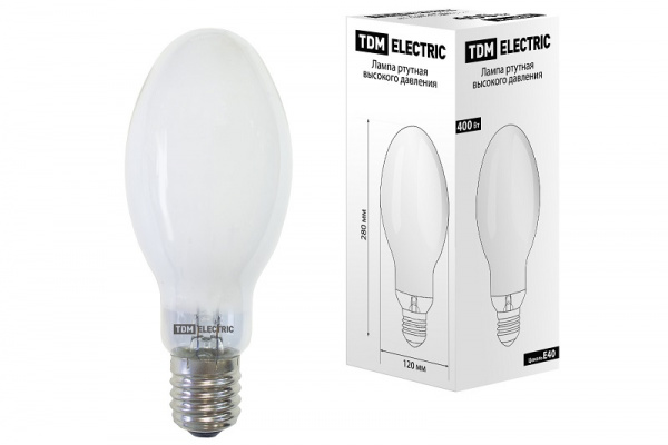 Лампа газоразрядная ДРЛ 400W E40 TDM