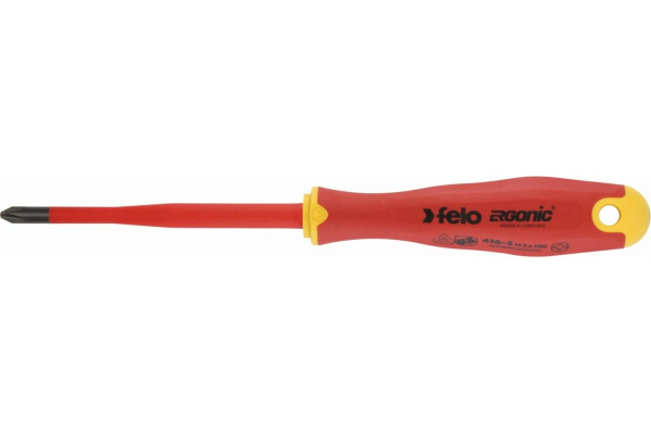 Отвертка диэлектрическая PH 1 +/- E-Slim Ergonic 41619290 Felo