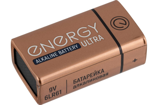 Элемент питания ENERGY Ultra 6LR61/1B крона