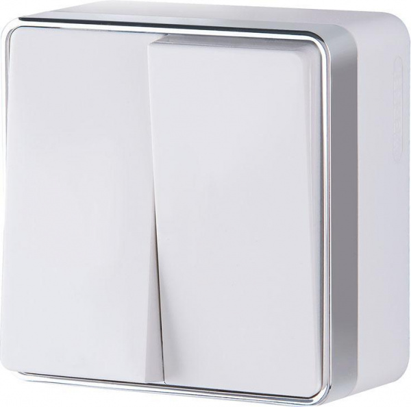 Выключатель Белый 2кл ОУ Gallant Werkel