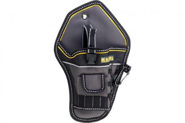 Кобура KRAFTOOL "INDUSTRIE" для шуруповерта, с отделениями для бит и сверл			