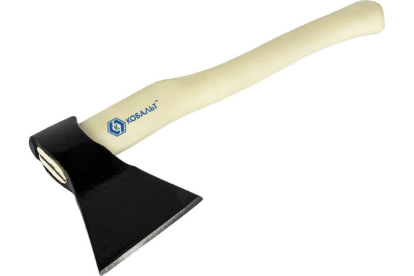 Топор столярный КОБАЛЬТ 600г, деревянная рукоятка (МАСТЕР)