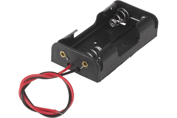 Отсек для 2-х R6 батареек с проводами Rexant