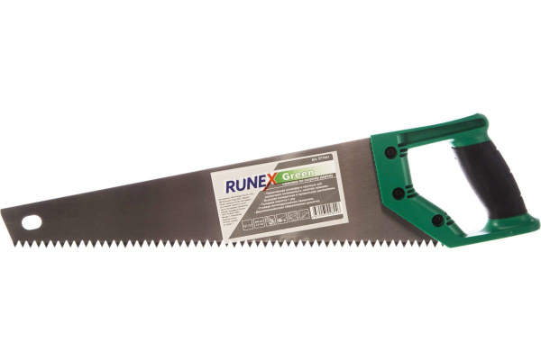 Ножовка по сырой древесине Runex Green 400mm