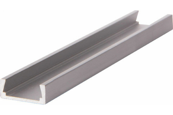 Профиль PAL 1506 накладной 2м анодированный БЕЗ РАССЕИВАТЕЛЯ