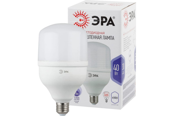 Лампа светодиодная ЭРА LED 40Вт E27 6500К POWER (Б0027006)