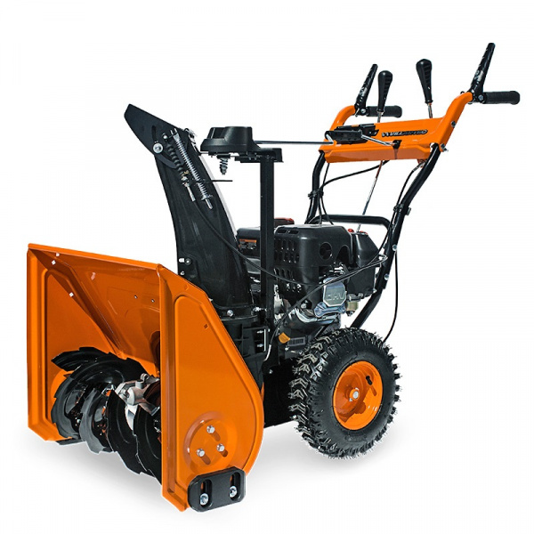 Снегоуборщик бензиновый Villartec WB 5561E (5.5 л/с, 196 см3, 61/51 см, 67 кг, выброс 11 м, электростартер, фара, двигатель Zongshen)